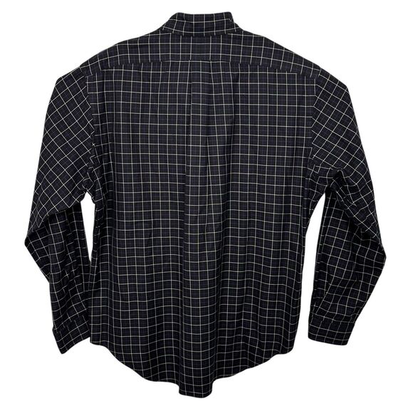 Polo Ralph Lauren Plaid Button Down Shirt Long Sleeve Mens Size L Black Purple - Picture 4 of 8